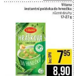 Jip Vitana instantní polévka do hrnečku různé druhy nabídka