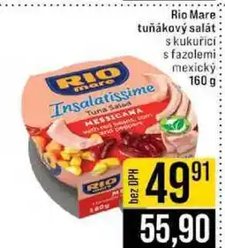 Jip Rio Mare tuňákový salát s kukuřici s fazolemi mexický nabídka