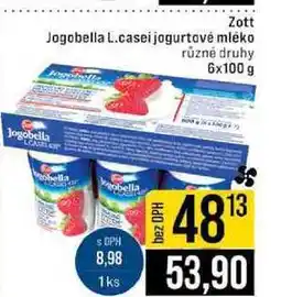 Jip Zott Jogobella L.casei jogurtové mléko různé druhy nabídka