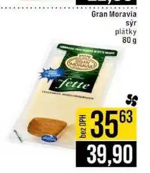 Jip Gran Moravia sýr plátky nabídka
