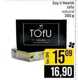 Jip Soy'n'Health tofu natural nabídka
