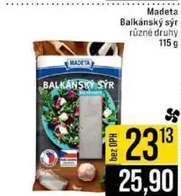 Jip Madeta Balkánský sýr různé druhy nabídka