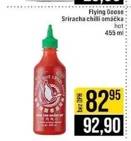Jip Flying Goose Sriracha chilli omáčka hot nabídka