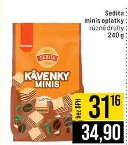Jip Sedita minis oplatky různé druhy nabídka