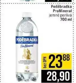 Jip Poděbradka ProMineral jemně perlivá nabídka