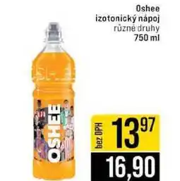 Jip Oshee izotonický nápoj různé druhy nabídka