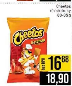 Jip Cheetos různé druhy nabídka