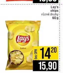 Jip Lay's chips různé druhy nabídka