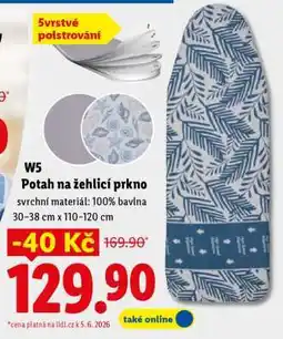 Lidl W5 Potah na žehlící prkno nabídka