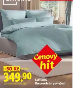Lidl LIVARNO Krepové ložní povlečení nabídka