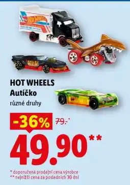 Lidl Hot Wheels Autíčko nabídka