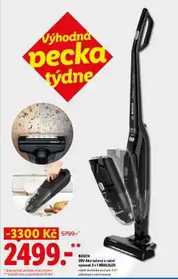 Lidl BOSCH 20V Aku tyčový a ruční vysavač 2 v 1 BBH2ALL2D nabídka