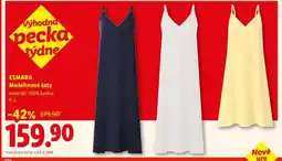 Lidl ESMARA MUŠELÍNOVÉ ŠATY nabídka