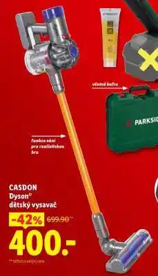 Lidl CASDON Dyson dětský vysavač nabídka