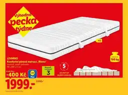 Lidl LIVARNO Komfortní pěnová matrace „Waves“ nabídka