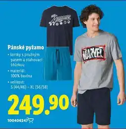 Lidl PÁNSKÉ PYŽAMO nabídka