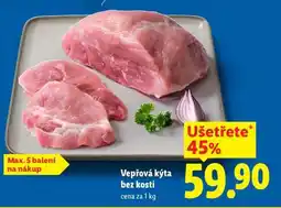 Lidl Vepřová kýta bez kosti nabídka
