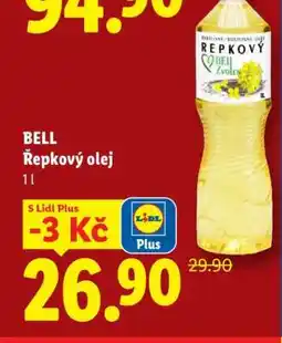 Lidl BELL Řepkový olej nabídka