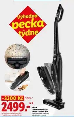 Lidl BOSCH 20V aku tyčový a ruční vysavač 2 v 1 BBH2ALL21D nabídka