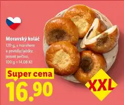 Lidl Moravský koláč nabídka