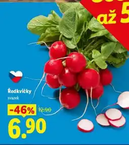 Lidl Ředkvičky svazek nabídka