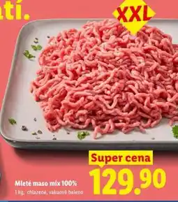 Lidl Mleté maso mix 100% nabídka