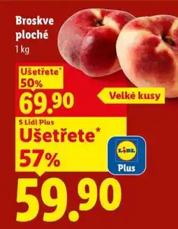 Lidl Broskve ploché nabídka