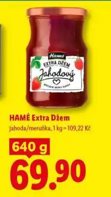 Lidl HAMÉ Extra džem nabídka