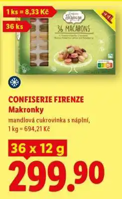 Lidl CONFISERIE FIRENZE Makronky nabídka