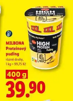 Lidl Milbona PROTEINOVÝ PUDING nabídka