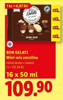 Lidl BON GELATI Mini-mix zmrzlina nabídka
