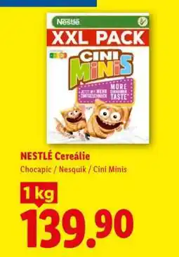 Lidl Nestlé cereálie nabídka