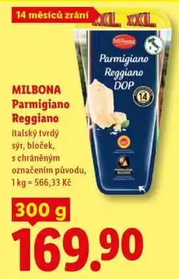 Lidl Milbona PARMIGIANO REGGIANO nabídka