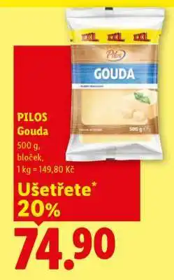 Lidl Pilos GOUDA nabídka