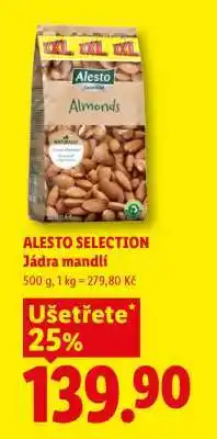 Lidl ALESTO SELECTION Jádra mandlí nabídka