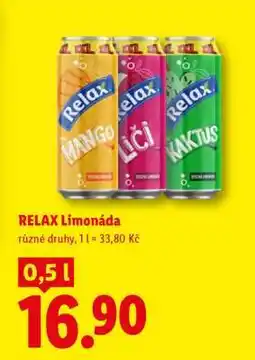 Lidl Relax limonáda nabídka