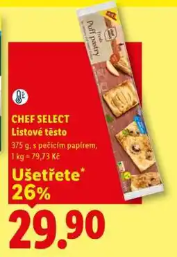 Lidl CHEF SELECT Listové těsto nabídka