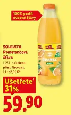 Lidl Solevita POMERANČOVÁ ŠŤÁVA nabídka