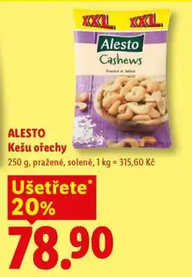 Lidl Alesto KEŠU OŘECHY nabídka
