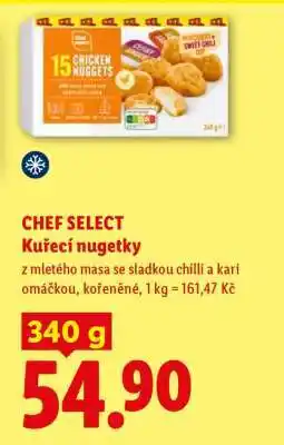 Lidl CHEF SELECT Kuřecí nugetky nabídka