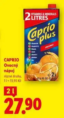 Lidl CAPRIO Ovocný nápoj nabídka