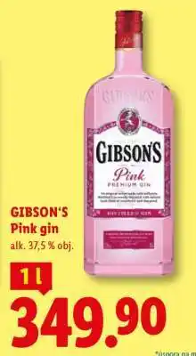 Lidl Gibson‘s PINK GIN nabídka