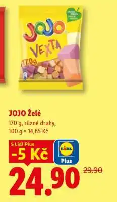 Lidl Jojo želé nabídka