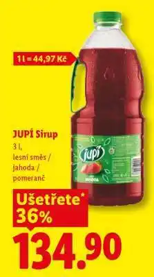 Lidl Jupí sirup nabídka