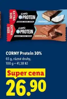 Lidl Corny protein 30% nabídka
