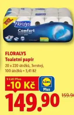 Lidl Floralys TOALETNÍ PAPÍR nabídka