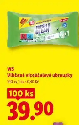 Lidl W5 VLHČENÉ VÍCEÚČELOVÉ UBROUSKY nabídka