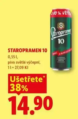 Lidl Staropramen 10 nabídka