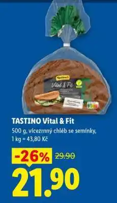 Lidl TASTINO Vital & Fit nabídka