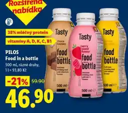 Lidl PILOS Food in a bottle nabídka